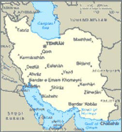 mappa Iran